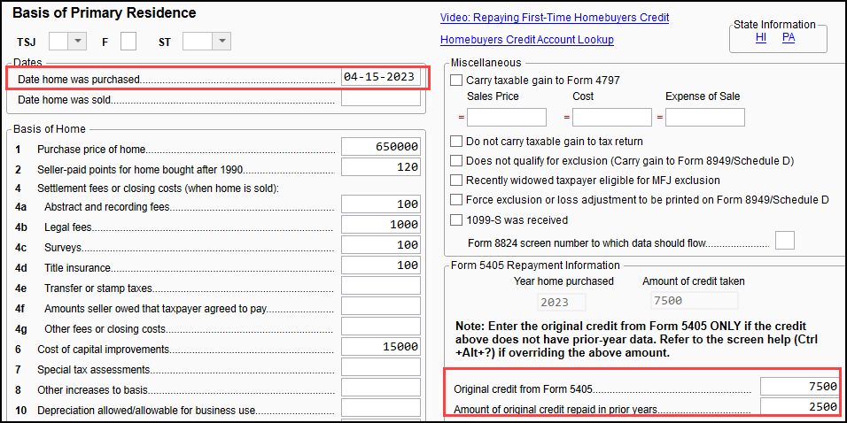 Firsttime Homebuyer Credit Repayment Lookup