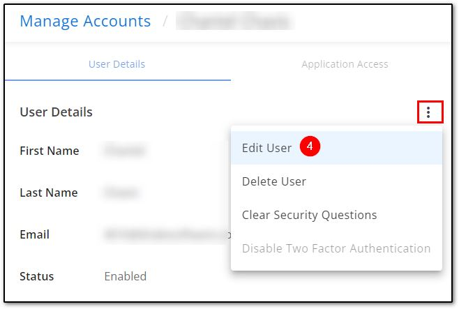 Drake User Manager - Change Email Address