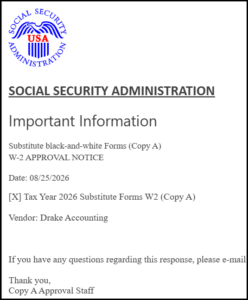 2026 W2 Approval letter