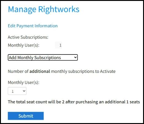Add Monthly Users