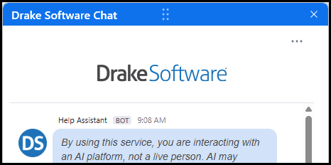DAS Chat window DAS Chat window