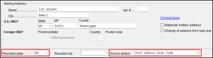 Image of WI school district code on federal screen 1