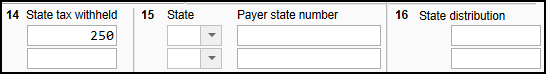 Image of "state tax withheld" on screen 1099