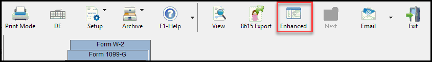 Image of "Enhanced" icon in Basic View mode